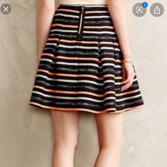 Anthro HD in Paris Neon Ribboned Skater Sk… - Picture 2 of 7